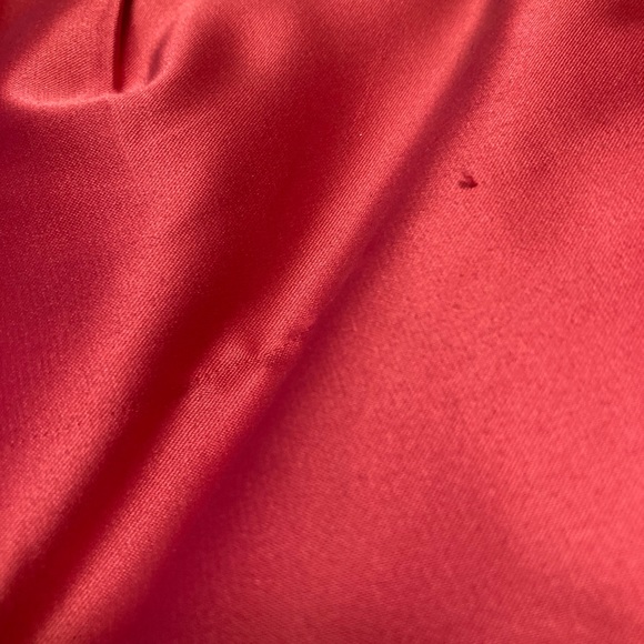 Express Hot Pink Satin clutch with 3 small rosebuds 🌹 - Picture 5 of 6